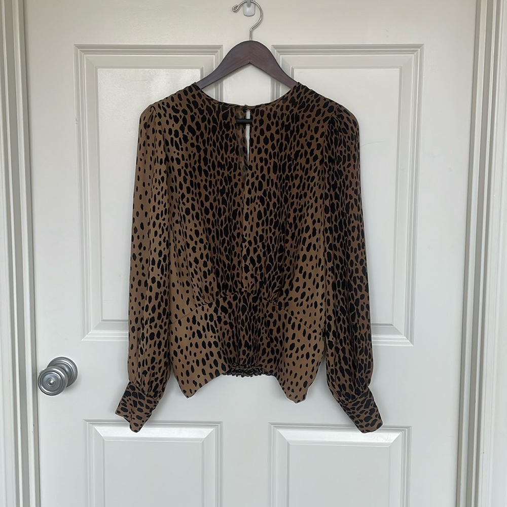 Good American leopard print top